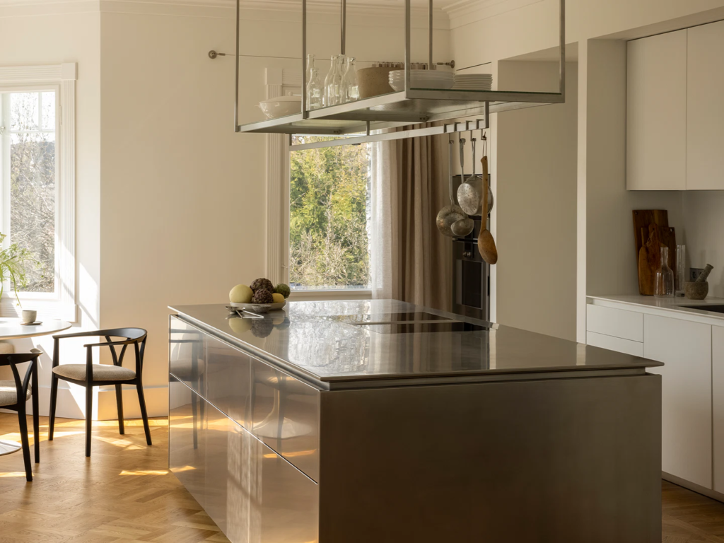 Italian Design under Nordic Light, within a Home in Vinderen